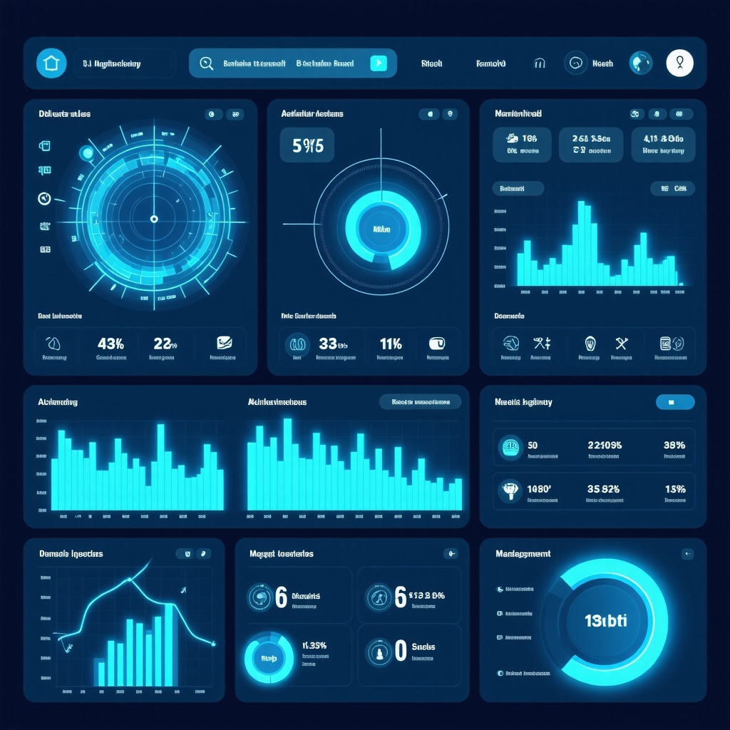 Digital dashboard showing AI analytics for weight loss injection therapy and biometric data