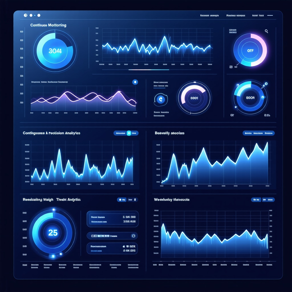 Digital dashboard showing continuous glucose monitoring, genetic testing, and behavioral analytics for weight loss tracking