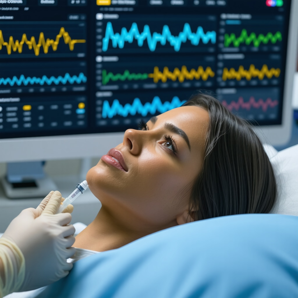 Wearable device data visualization and patient receiving fat loss injection