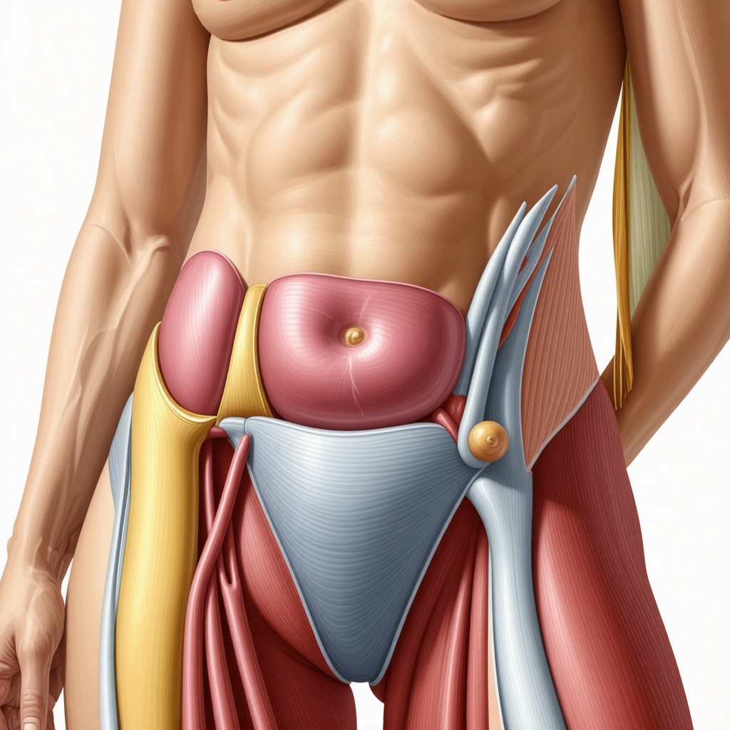 Anatomical diagram showing injection site vascularization and needle angles for semaglutide and tirzepatide injections