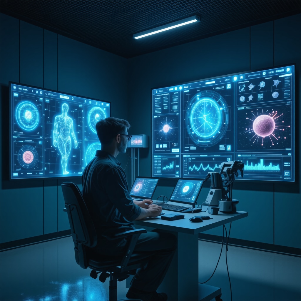 AI-driven metabolic and genetic data analytics with patient wearing wearable health devices in a modern clinic