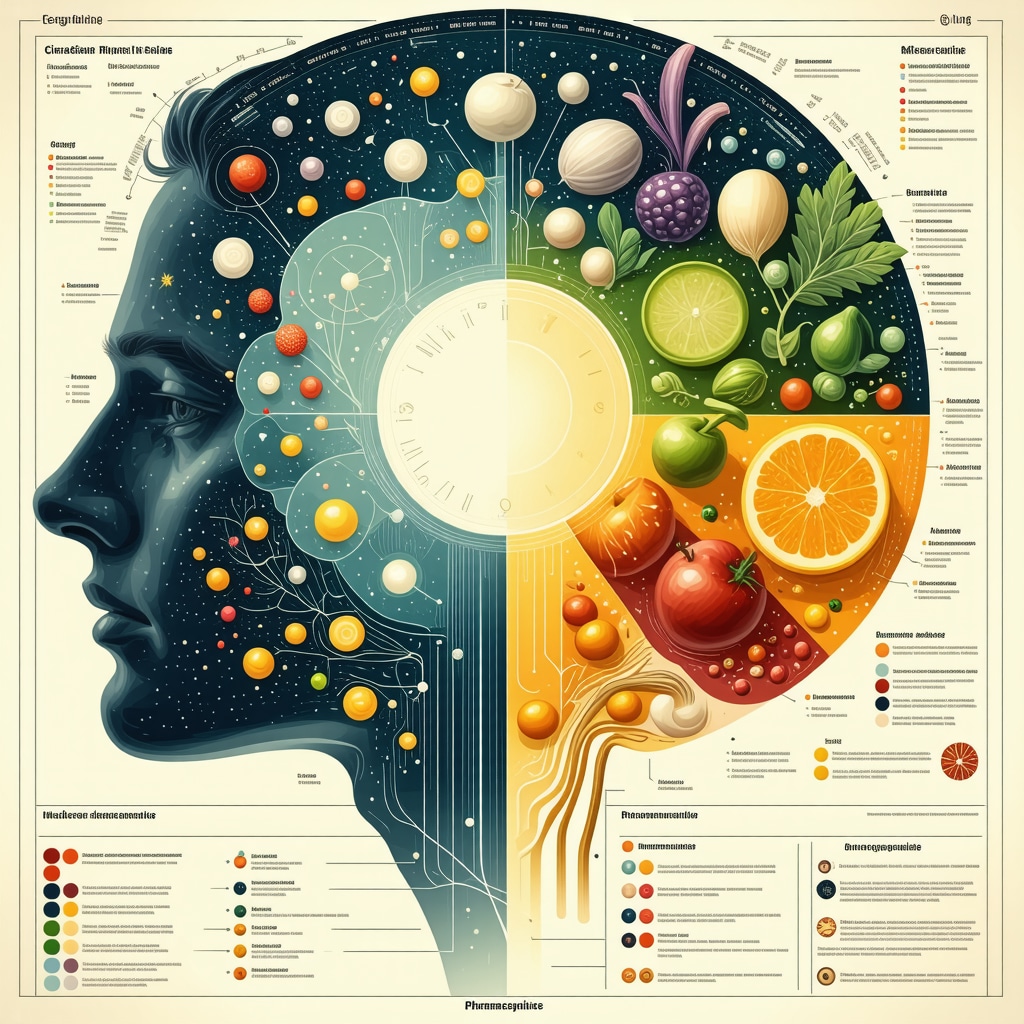 Diagram illustrating circadian rhythm synchronization with semaglutide therapy and nutrition