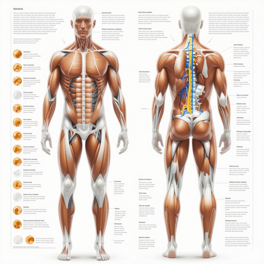 Anatomical diagram showing injection sites with microvascular density overlays for optimized rotation