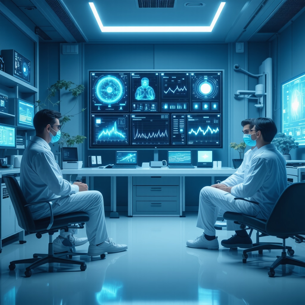 Visualization of machine learning algorithms analyzing patient data to predict semaglutide adherence