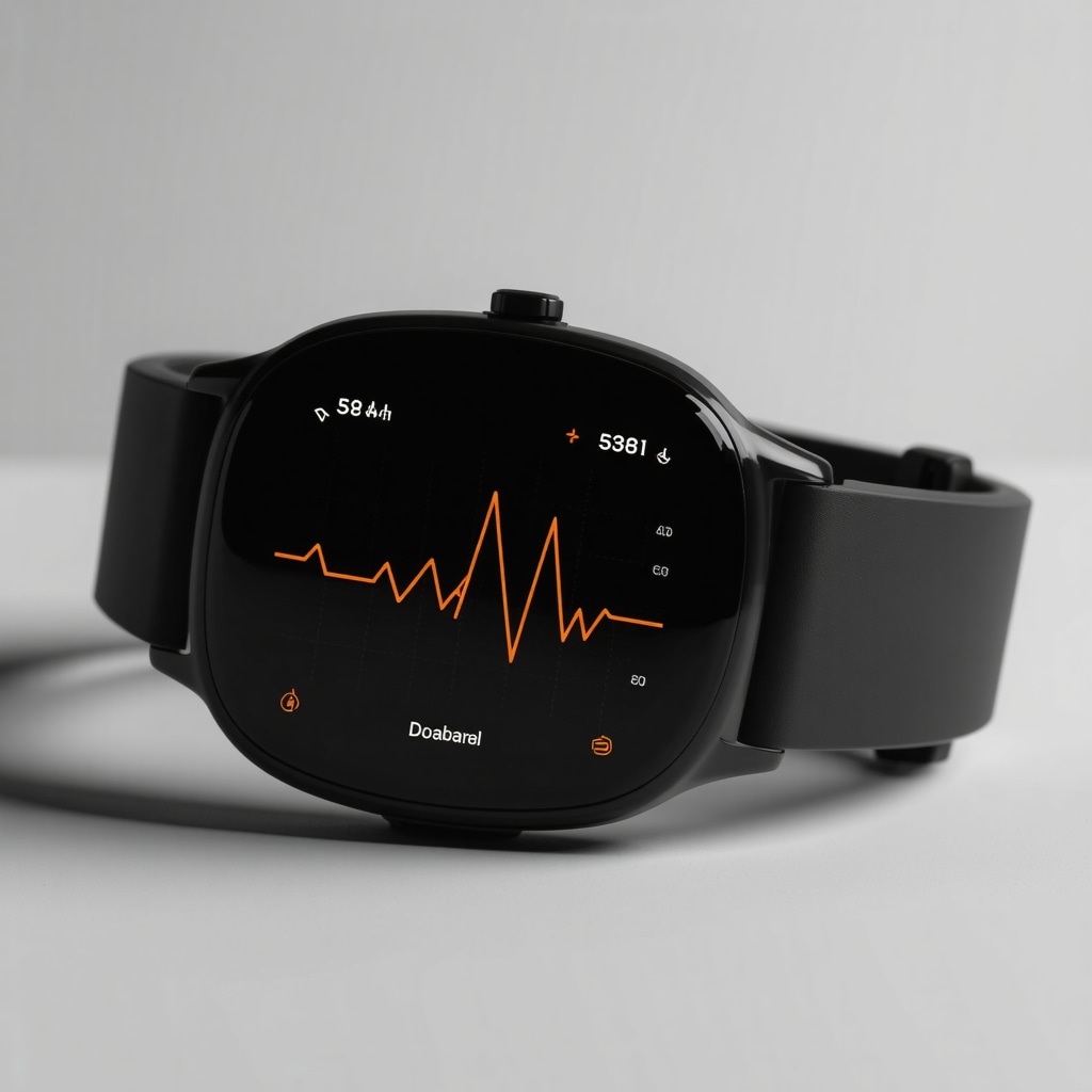 Wearable device showing heart rate variability and stress data syncing with injectable weight loss app