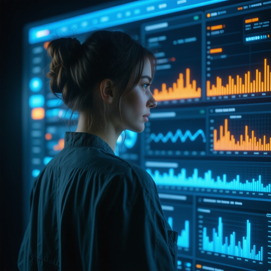 Futuristic digital interface showing AI analytics for personalized weight management