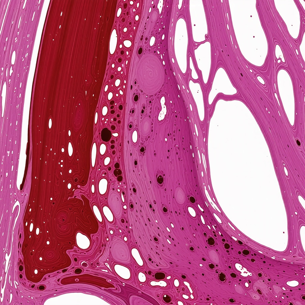 Ultrasound image showing inflammation in tissue at injection site for weight loss treatment