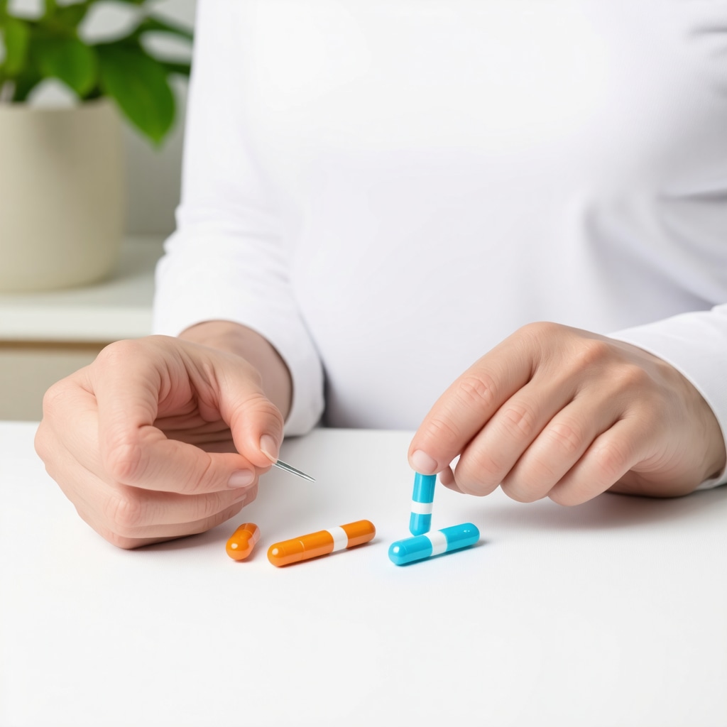 Person implementing behavioral techniques for effective weight management