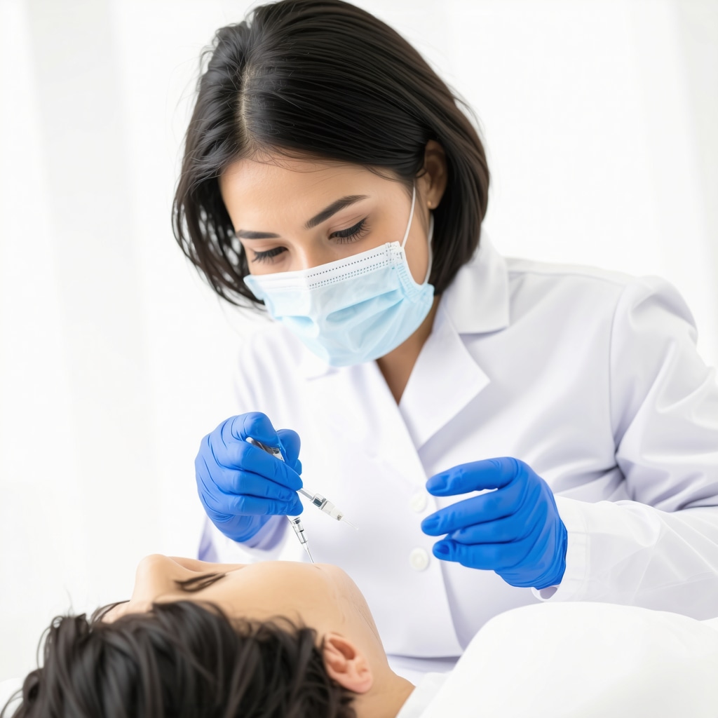 Healthcare professional explaining injectable weight loss treatments to patient