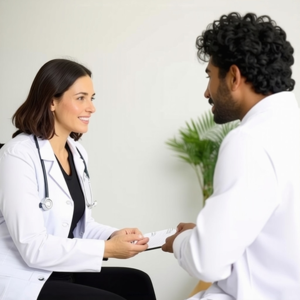 Doctor and patient discussing personalized Tirzepatide weight loss plan