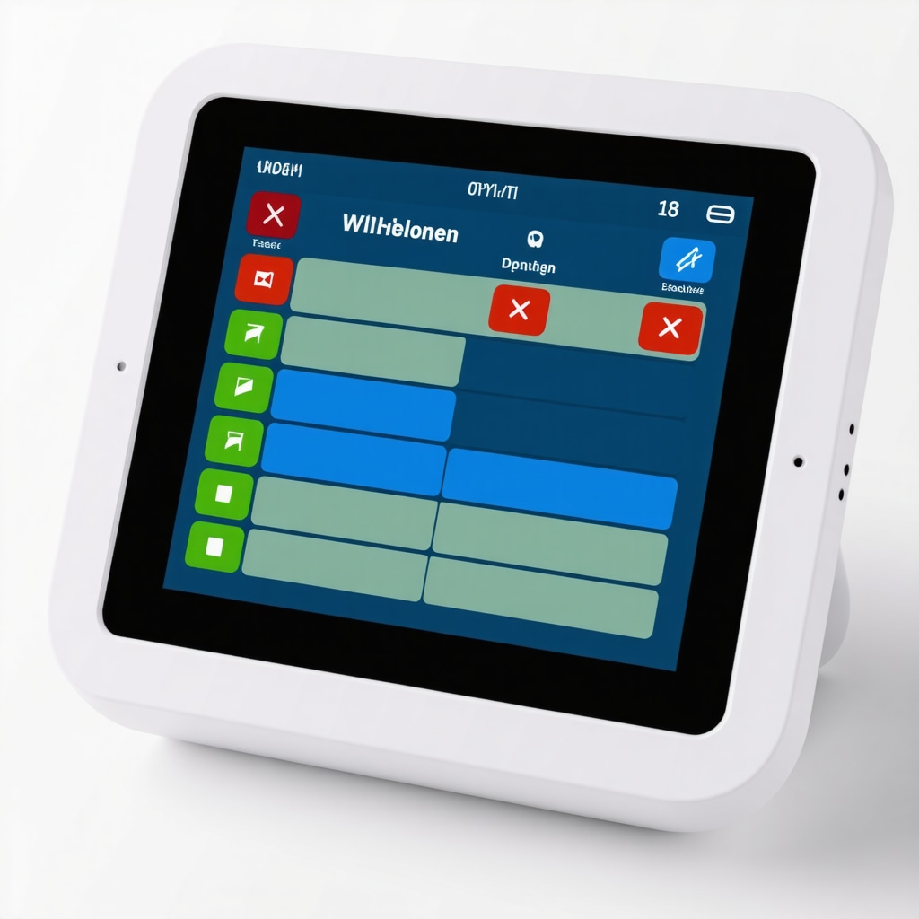 A futuristic digital injector device with biometric data display.