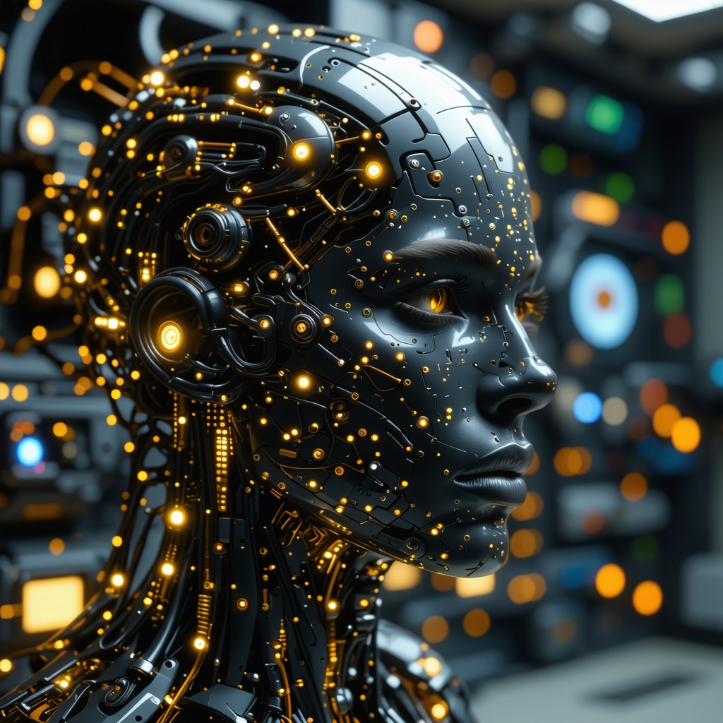 Futuristic medical setting illustrating AI and neurostimulation for weight management