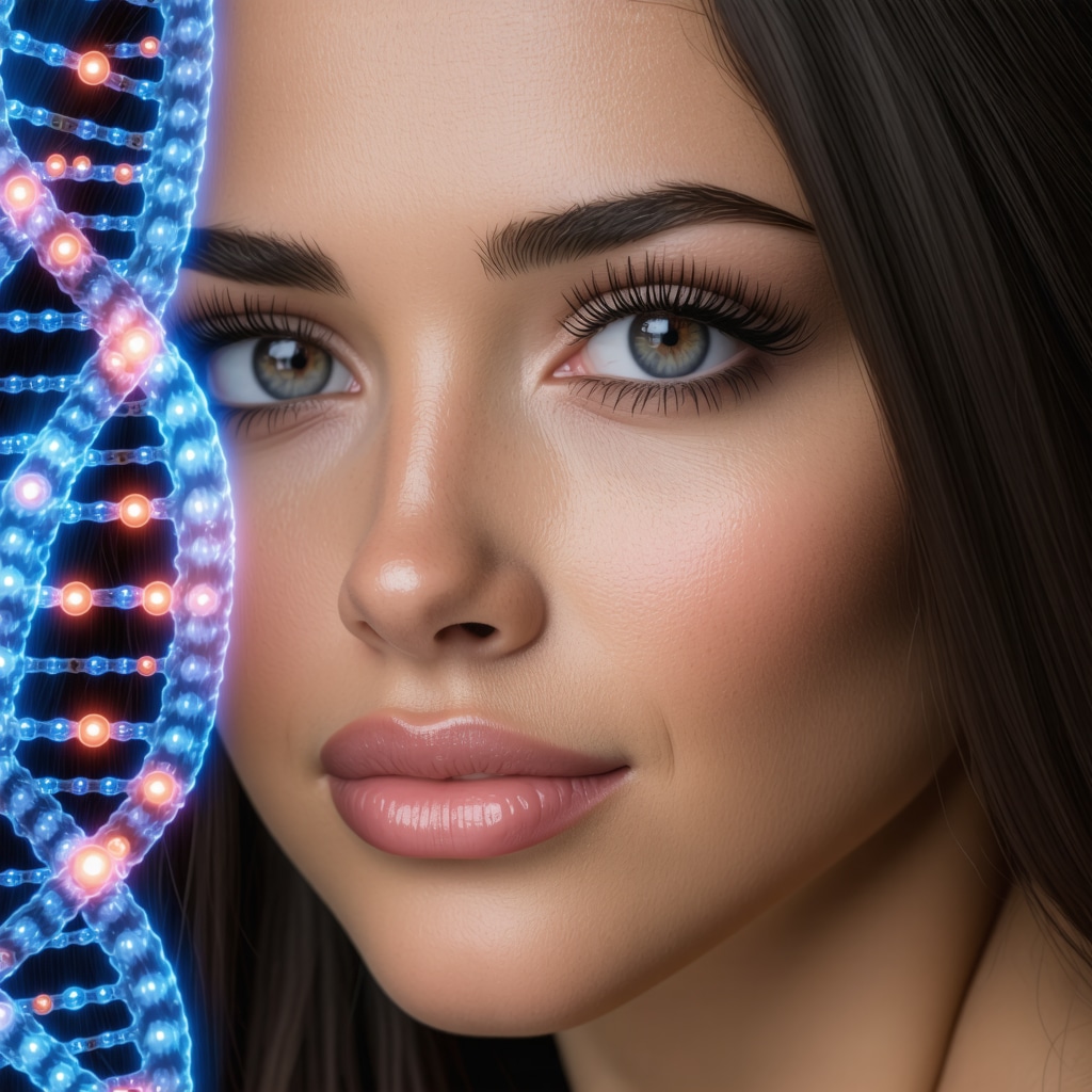 Illustration of DNA strands and personalized medicine concept