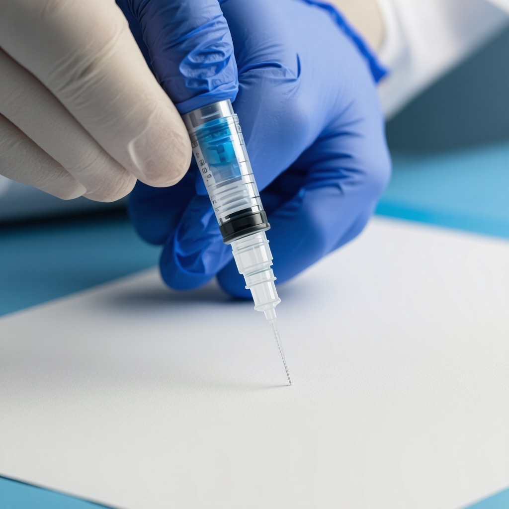 Medical professional applying advanced injection techniques to reduce pain and inflammation.