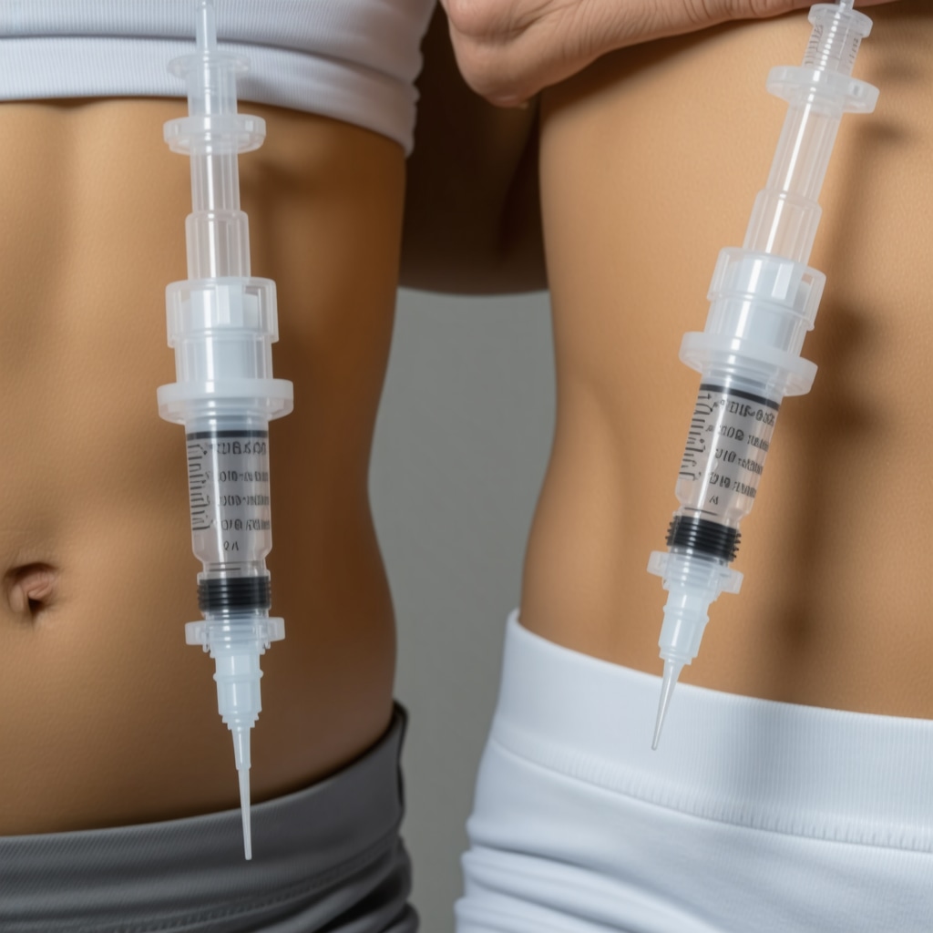 A detailed view of modern, patient-friendly injection devices designed for weight management.