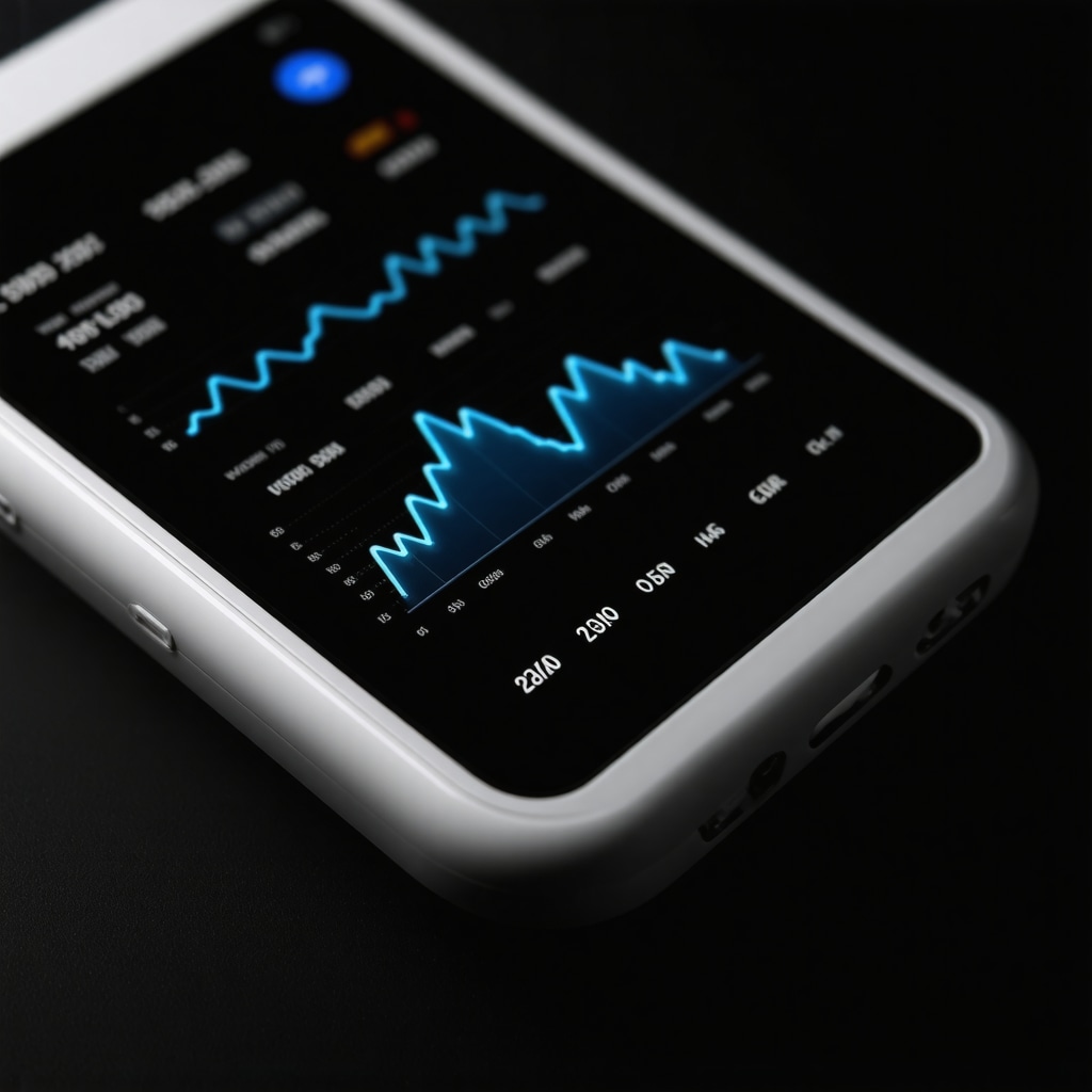 Digital health devices showing real-time metabolic data for weight management