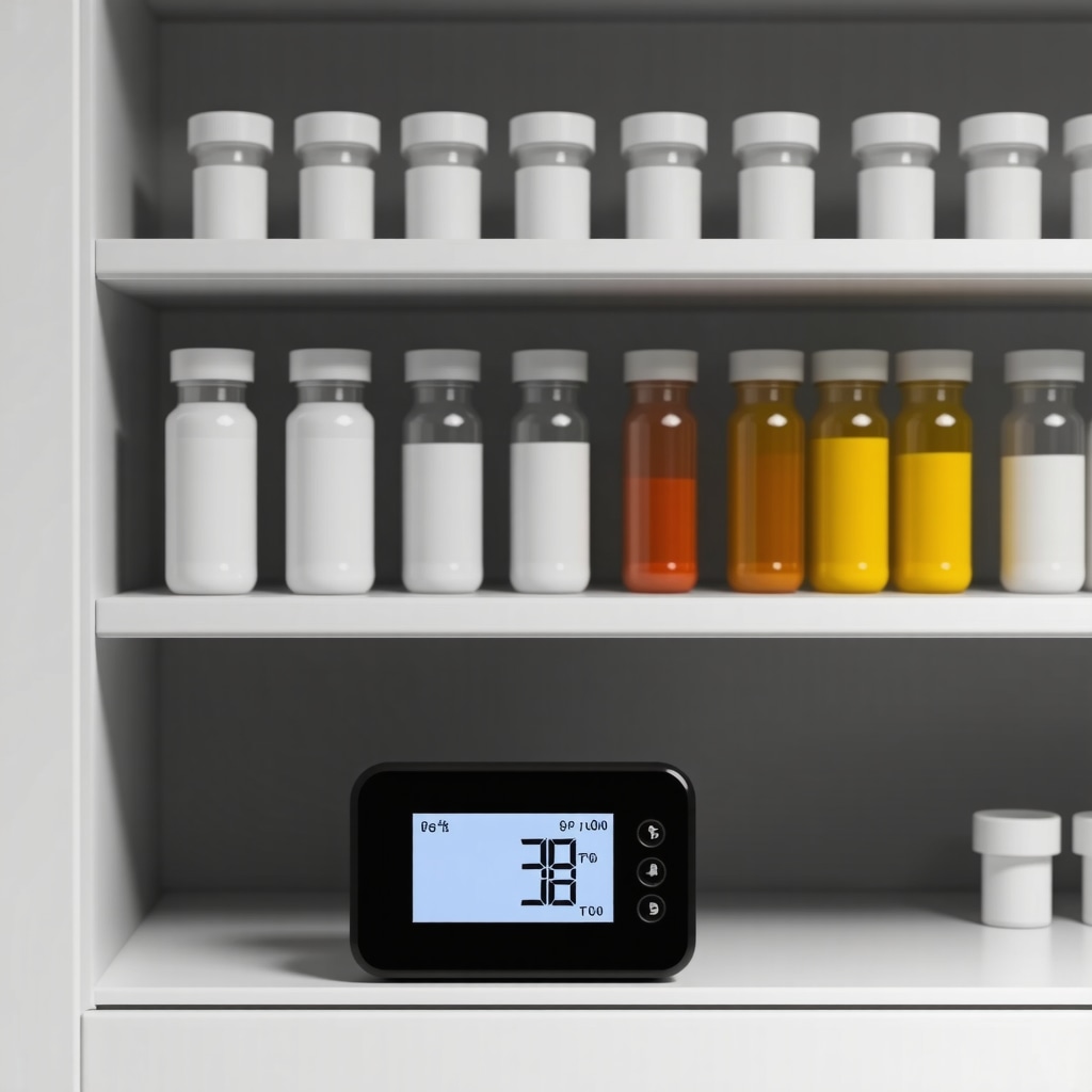 Advanced storage solutions for weight loss injectables including temperature loggers and phase-change packs