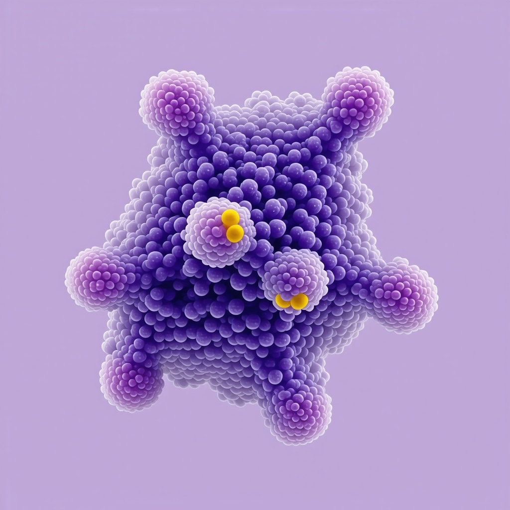 Detailed diagram of GLP-1 receptor agonist peptide binding to receptor sites showing modifications for extended activity.