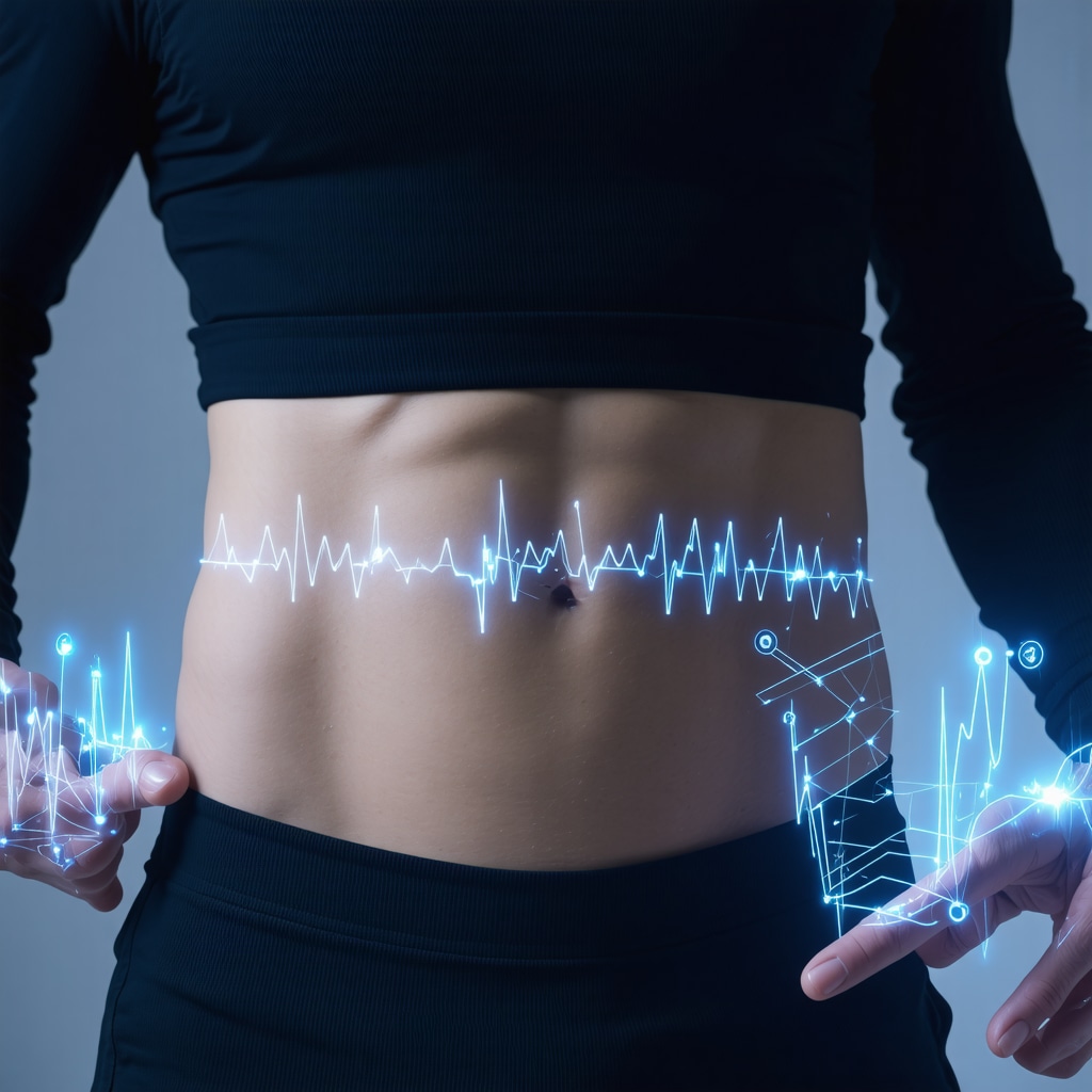Graph illustrating integration of multi-omics biomarkers with wearable health tech for personalized weight management