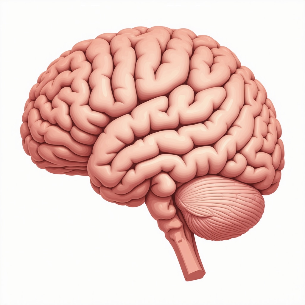 Diagram illustrating brain regions involved in appetite control affected by Ozempic