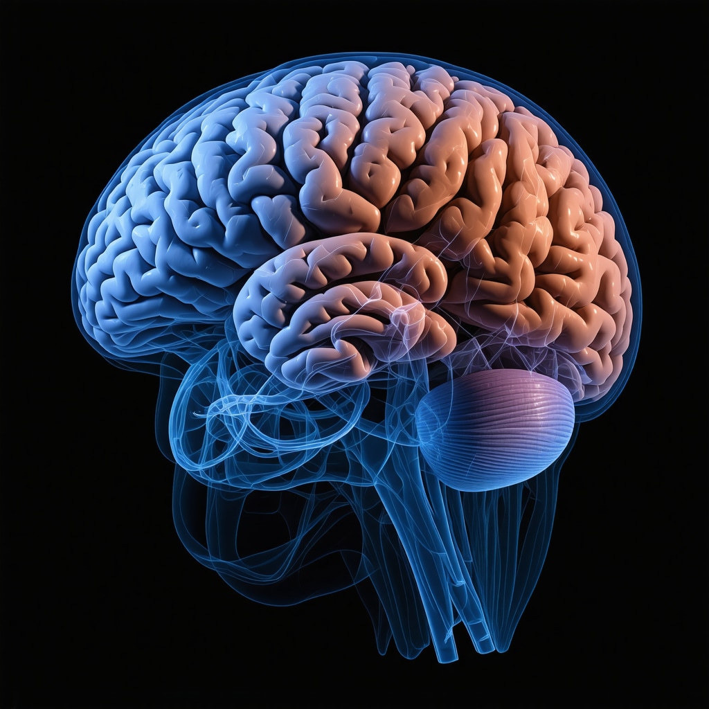 Diagram of brain regions involved in hunger and satiety, showing effects of GLP-1 medications.