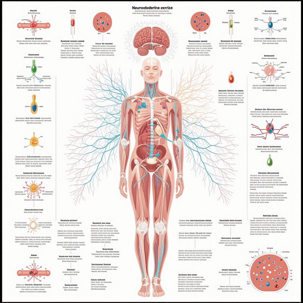 Illustration of neuroendocrine mechanisms showing how cardio and injectable weight loss therapies interact to regulate appetite and metabolism