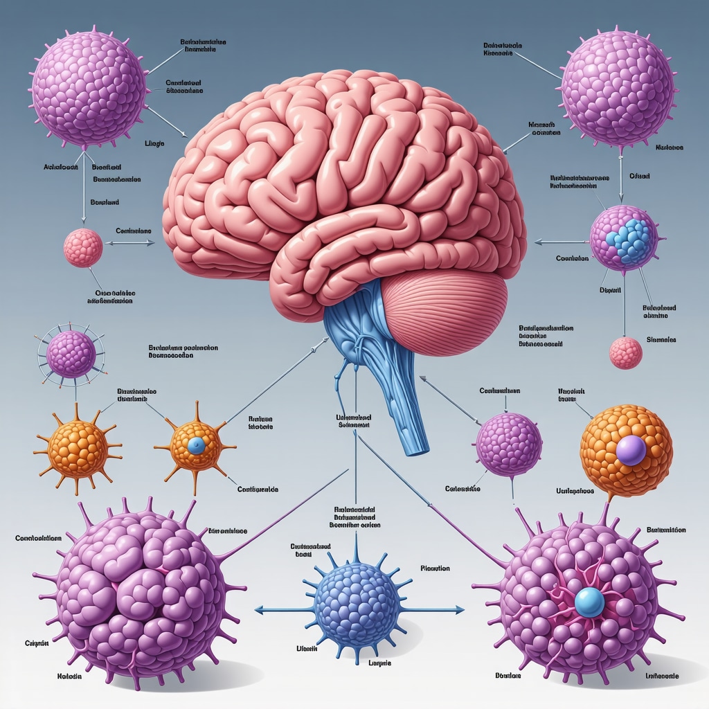 Scientific diagram showing GLP-1 impact on hypothalamus and fat cells