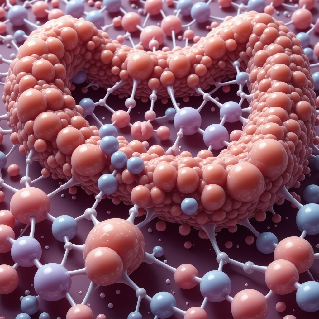 Illustration of gut hormones, Tirzepatide molecule, and personalized medicine concepts