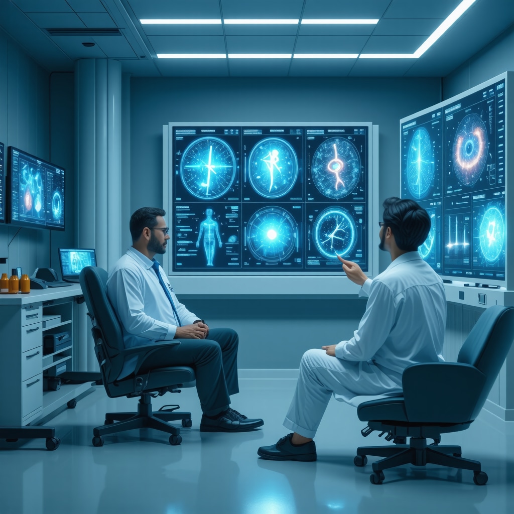 Patient consulting AI-driven diagnostics integrating epigenetics, microbiome, and metabolic biomarker data for weight loss