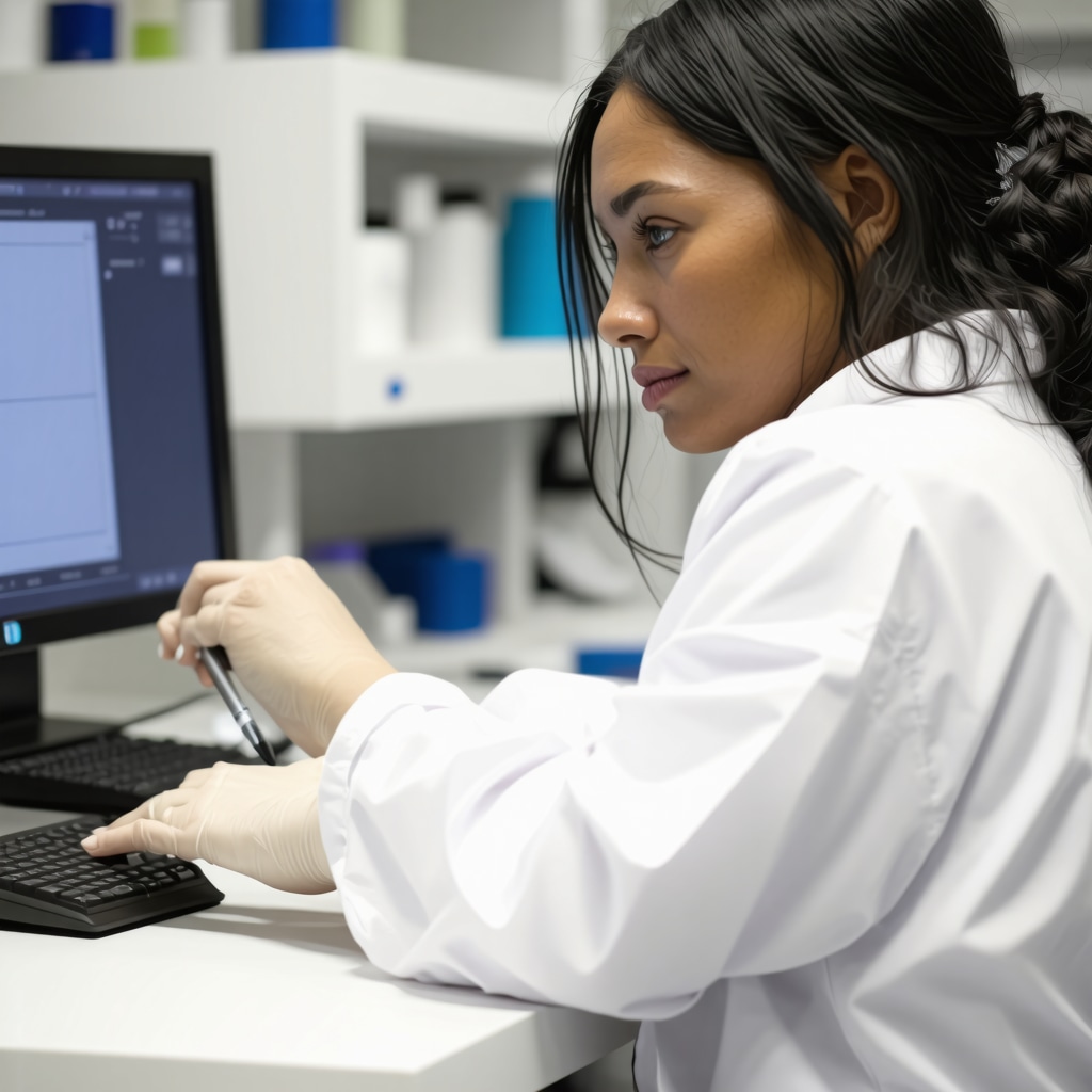 Genetic and microbiome analysis in a modern lab for customized weight loss plans