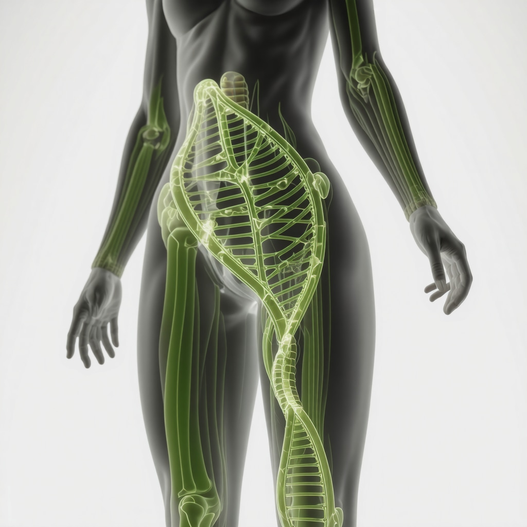 Genetic testing and personalized medicine for weight loss, DNA analysis, lab testing, high-tech medical environment