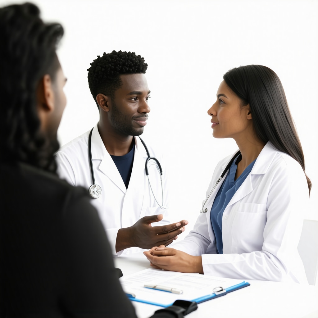 Doctor consulting with patient about customized semaglutide weight management plan