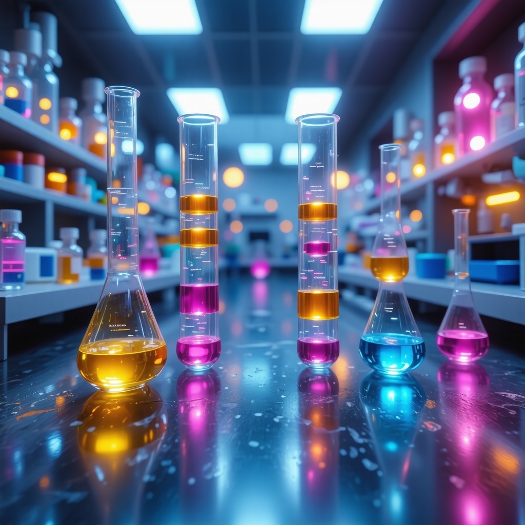 Genetic testing for personalized weight loss planning in a futuristic lab setting