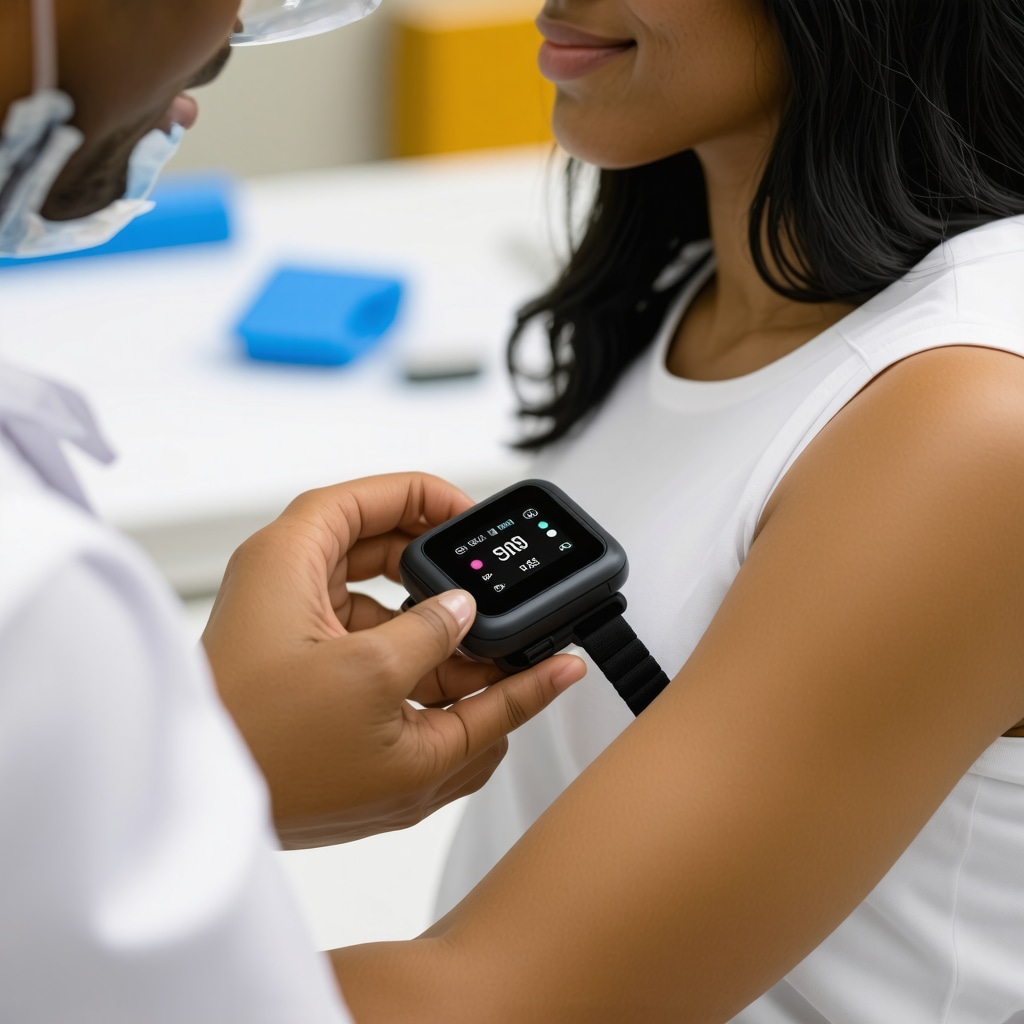 Patient using a wearable device to track metabolic data for customized weight loss