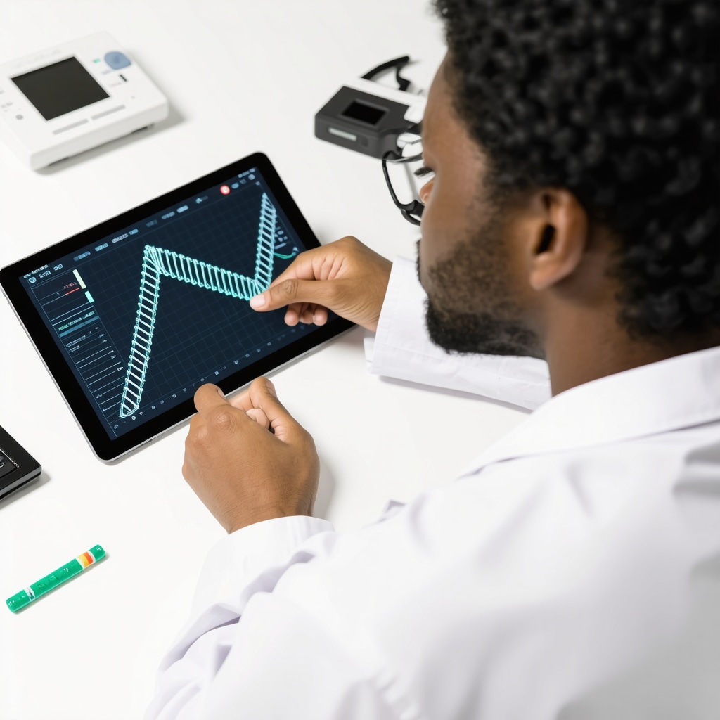 Healthcare professional reviewing genetic and health data for customized weight loss plans