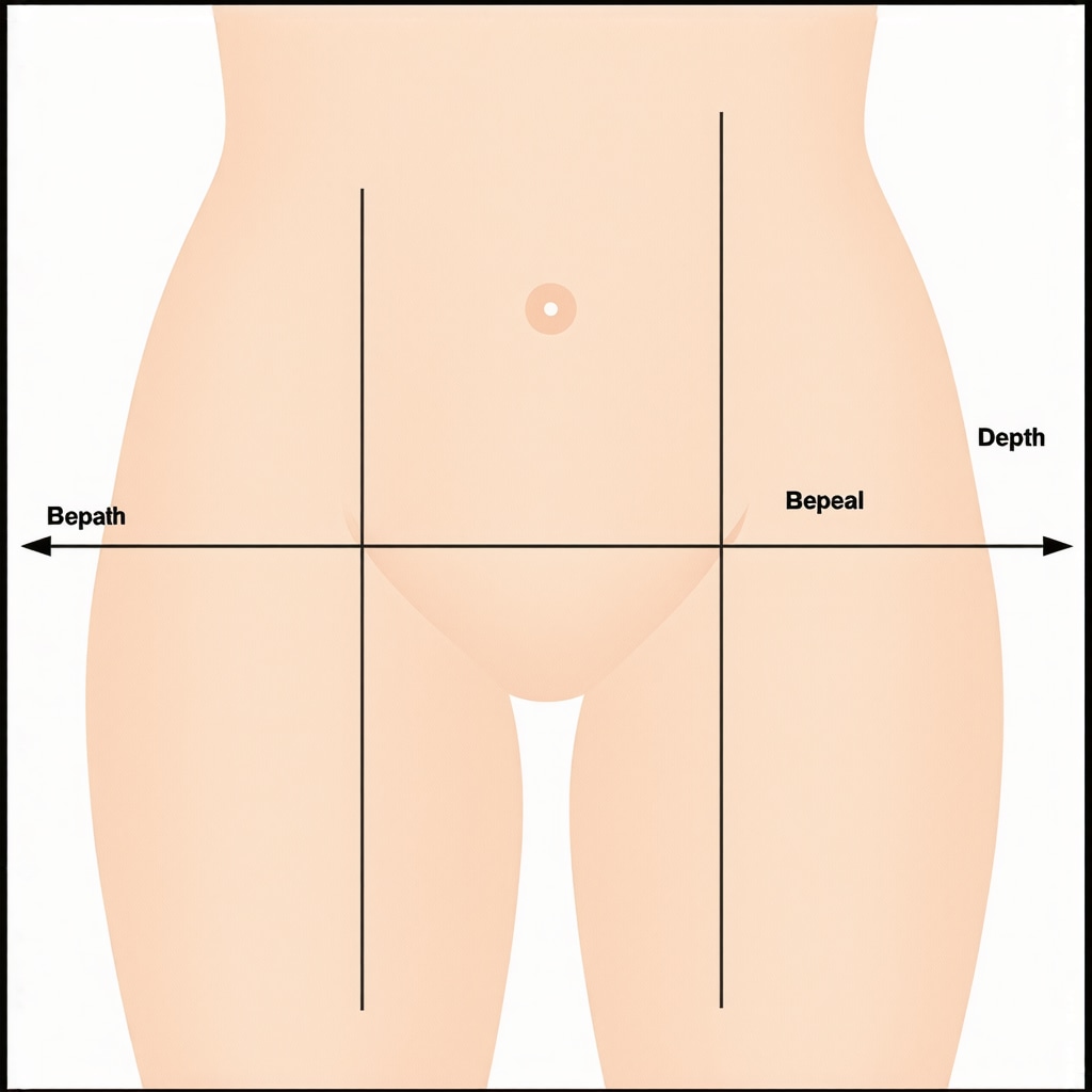 Illustration of ideal injection angles and depths for weight-loss injections, with labeled parts.