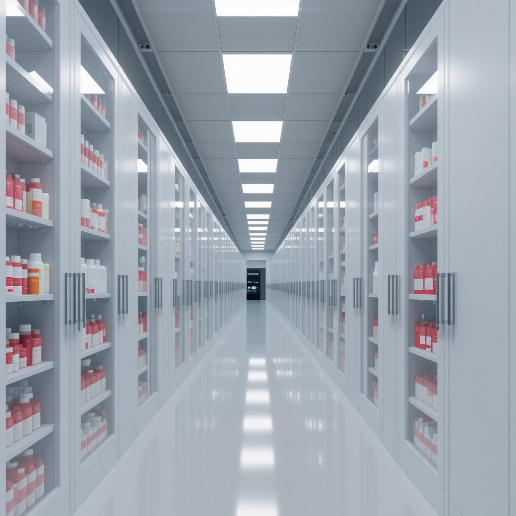 Modern medicine storage with climate control for injectables