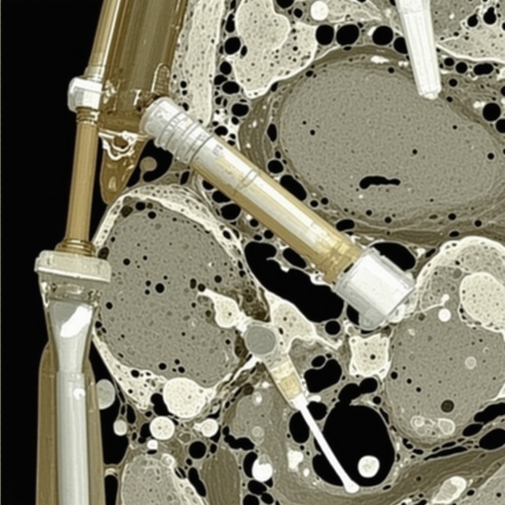 Medical professional performing ultrasound-guided injection for weight loss