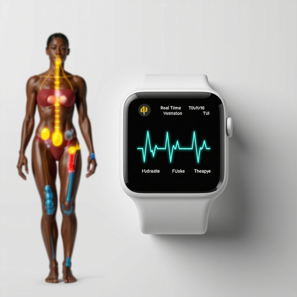 Digital wearable device tracking hydration and electrolyte status for Ozempic weight loss management