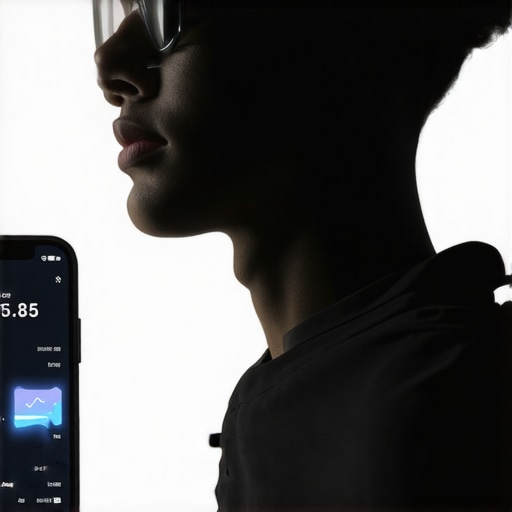 Futuristic wearable device monitoring health metrics for personalized weight loss.