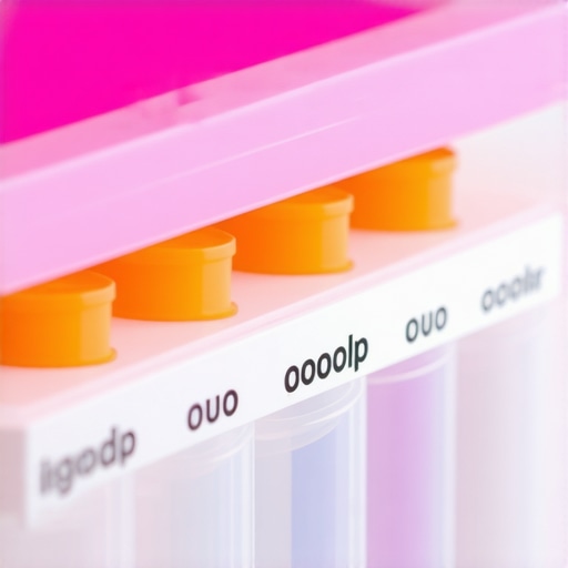 A high-tech refrigerated storage box with temperature controls for medication safety.