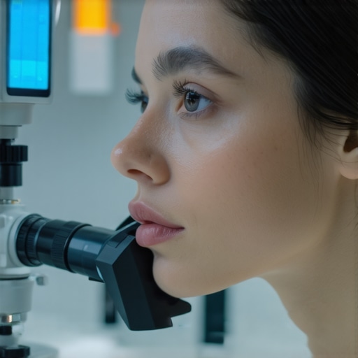 Specialist using advanced tools to track skin health biomarkers for long-term injectable success