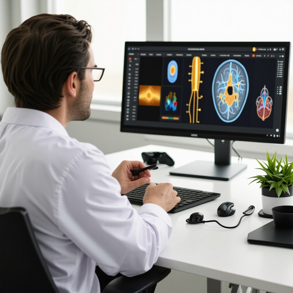 Doctor and patient discussing long-term Tirzepatide management with digital health tools in a clinical setting