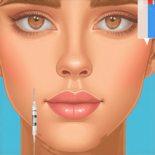 Diagram showing correct injection method, site rotation, and skin preparation for weight loss medications