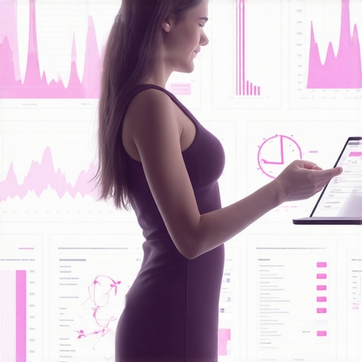 Futuristic diagram of AI analyzing genetic data for weight loss