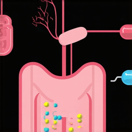 Illustration of gut bacteria affecting weight loss response
