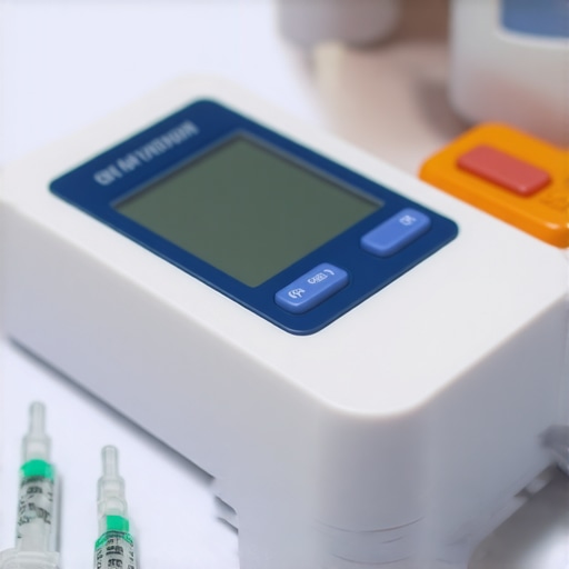 Modern medication storage device with temperature monitoring and safety needles