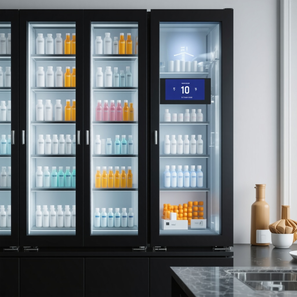 Smart storage system with IoT sensors monitoring medication temperature to preserve peptide stability