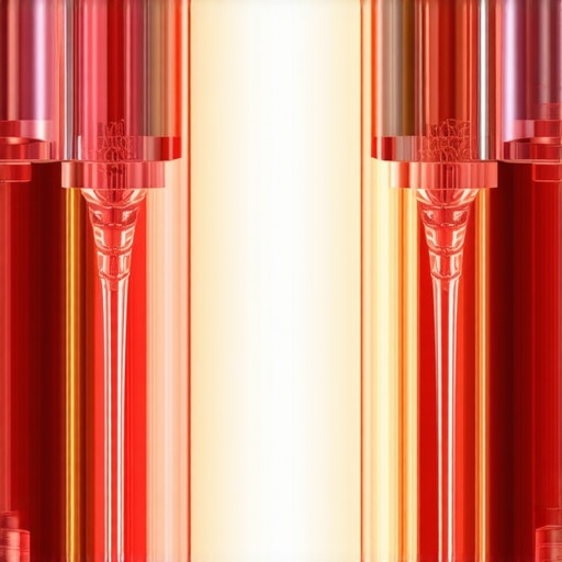 Close-up of micro-needle array used for painless injections