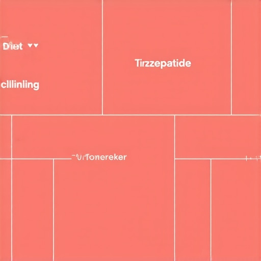 Diagram illustrating combined strategies for optimizing Tirzepatide benefits in fat loss